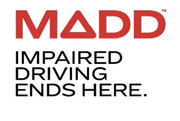 MADD — Mothers Against Drunk Driving — Impaired Driving Ends Here